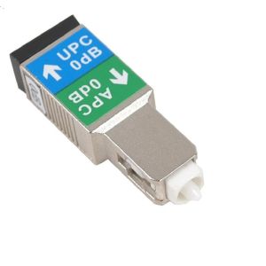 0dB Fiber Optic Variable Attenuator SM SC / APC Male To SC / UPC Female Metal