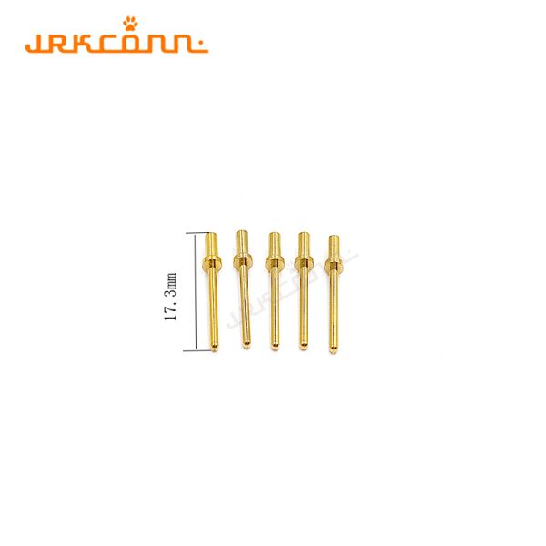 Non Standard Machined Male Crimp Pin Contact Loaded Connector Single Pins