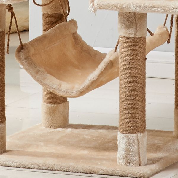 Maximize Your Cat's Playtime Wall Mounted Cat Scratching Post with Multi Level