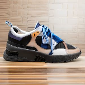 Rubber Outsole Custom Women's Running Shoes Mesh Lining