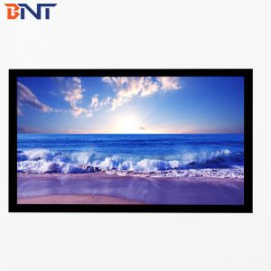 Cheap Bnt200 Inch Matte White Fabric Fast Fold Projector Screen with Square Aluminum Metal Folding Frame for sale