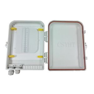 16 Ftth Drops Optical Network Terminal Box IP66 ABS Plastic 6 Fiber Per Tray