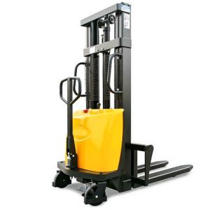 1t 1.5t Capacity Hydraulic Stacker Semi Electric Pallet Stacker