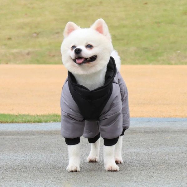 Quality Cozy Down Puffer Jacket For Dogs Reflective Strip Waterproof wholesale