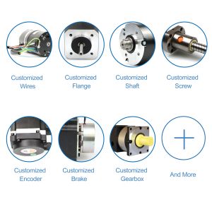 48V 500w 60mm Brushless DC Motor 3000rpm Rotating Speed