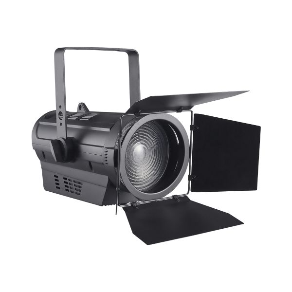 350W DMX512 LED Fresnel Spotlight - 50,000H Lifespan, RDM for Theatrical Lighting