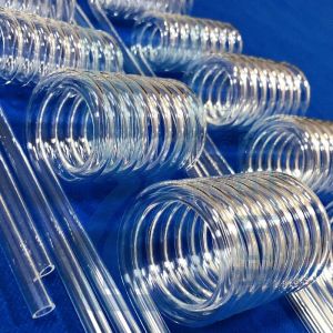 Factory Custom Laboratory High Temperature And Corrosion Resistant Quartz Spiral