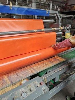 Strong Strength Waterproof PVC Tarpaulin Fabric For Awning , Covering