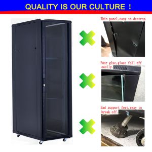 Half Height Server Rack 600mm * 600mm * 42U , Small Data Server Rack Cabinet