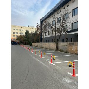 Battery/Recharging Powered Smart Parking Lot Lock with Wireless Remote Control