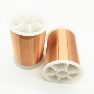 Cheap UL Certificated 2UEW 0.02mm Self Bonding Copper Wire For Voice Coils Hot Air for sale