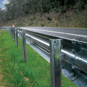 Q235 AASHTO M-180 Galvanized Highway Guardrail Part Barrier Z Post for Traffic