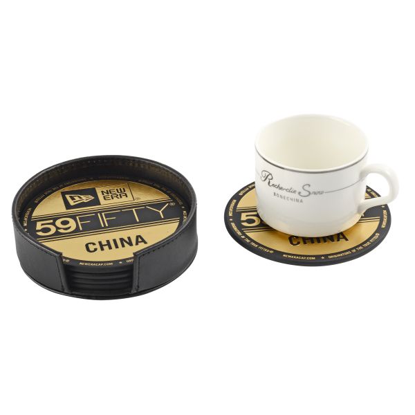 Quality Multicolor Cork / PU Modern Coaster Set For Hot And Cold Drinks wholesale