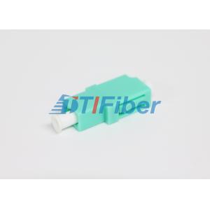 LC PC Multimode Fiber Optic Adapter with PBT Beige Color Housing