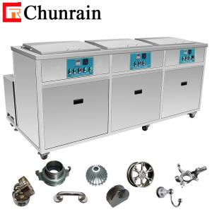 China Ultrasonic 175L Ultrasonic Washing Machine For Industries Three Tanks on sale