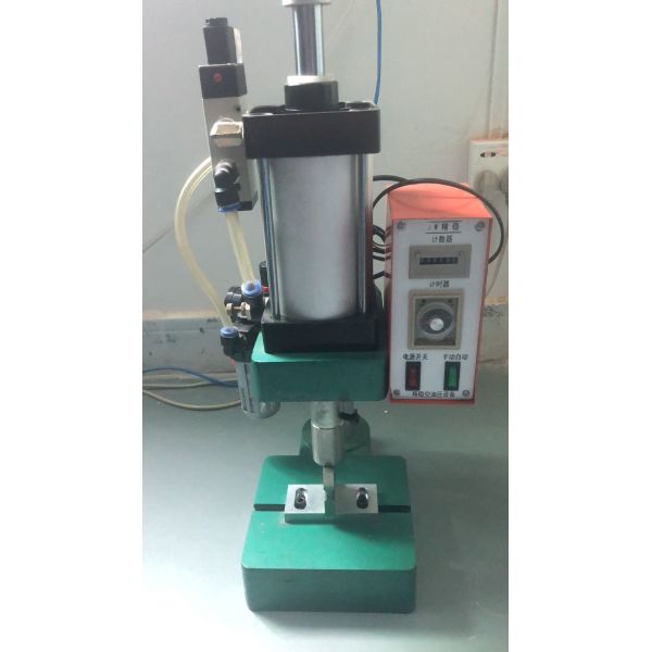 Quality Fiber Optic Patch Cable Crimping Machine Vertical Pneumatic Crimper wholesale