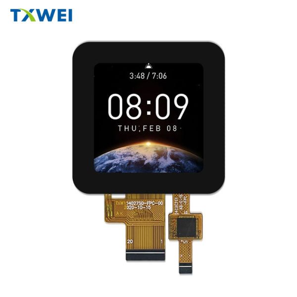 1.54inch Square LCD Display for MCU 8 BIT Interface Capacitive Touch Full Fit
