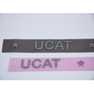TPU Custom Shiny Silicone Logo Screen Printed Patches For Garments