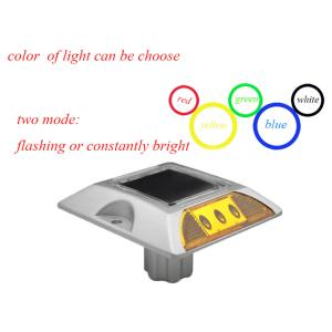 Ultra Long Lighting 6 LED Solar Road Reflectors With 800 Meters Visual Distance