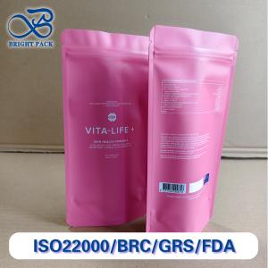 China Refillable Stand Up Pouch with 8-color HD Flexogravure Printing and Temperature Resistance (-40°C to 120°C) for Sustainable Cosmetics Packaging on sale