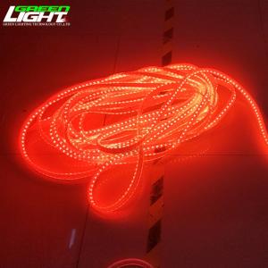 Single Red Industrial Led Strip Lights for Underground Mining 5 years lifespan
