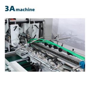 Advanced PLC Controlled Folder Gluing Machine for 4 Corner Box and 6 Corner