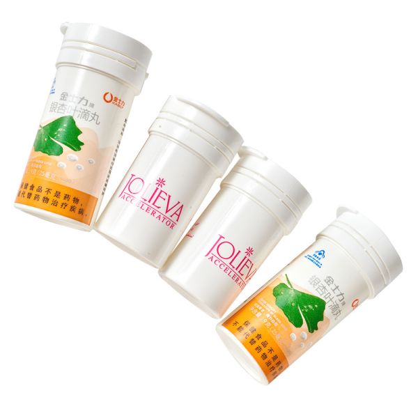 Quality Effervescent Tablet Tubes with Custom Logo and Dessicant in PP Plastic Material wholesale