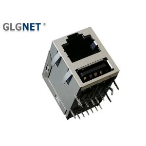 Cheap Magnetic Tab Up RJ45 Modular Jack RJ45 USB Connector With USB 2.0 Interface for sale