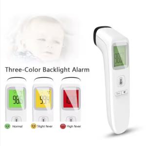 Digital Non Contact Accurate Infrared Forehead Thermometer With Three Color