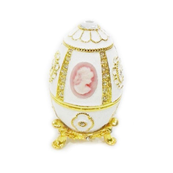 Faberge egg jewelry trinket boxes easter eggs jewelry box vintage home decor Christmas gifts decoration Russian Craft