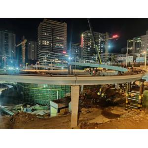 High Strength Custom Steel Girder Bridge For Highway Railway Projects Short And