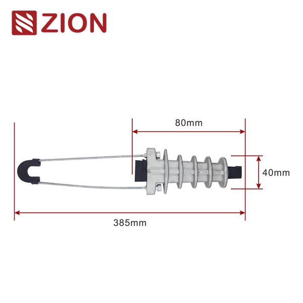 Quality FTTX ADSS Tension Anchor Clamp ZCPGC-06 - Premium High Strength Clamp for Fiber Cable Suspension wholesale