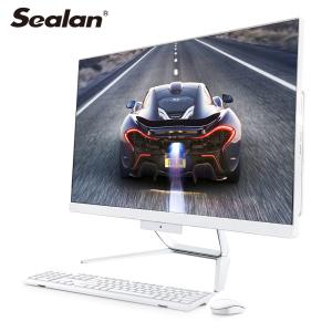 HM65 HM87 Motherboard 23.8 Inch Desktop Touch Screen AIO PC 1920x1080P