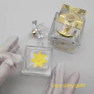 Custom Waterproof Metal Wine Labels 3D Embossed Gold Foil Wine Labels For