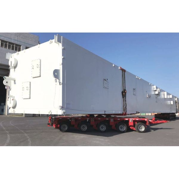 Self-Propelled Modular Transporter SPMT With Advanced Steering System And 48 Ton