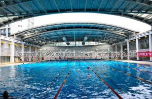 Cheap Energy Savings Prefabricated Steel Structures Swimming Pool Roof Covers for sale