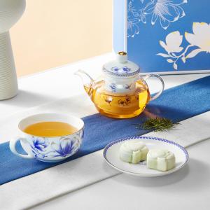 Multiple Sizes Ceramic Cup And Saucer Set With Teapot Assortment For Gift