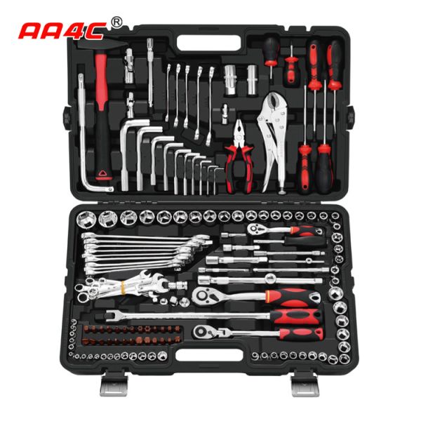 AA4C 150pcs auto repair tool kit shelf hardware hand tools workbench tools A6