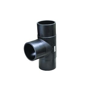 China SDR11 DN63-DN450 Butt Fusion Equal Tee PE Fusion Fittings on sale