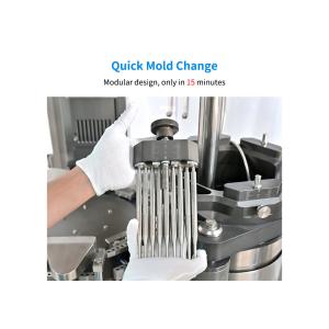 5.5KW Automatic Capsule Filling Machine With PLC Control System