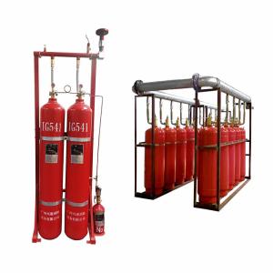 Cheap Red IG541 Efficient Inert Gas Fire Suppression System High Pressure for sale