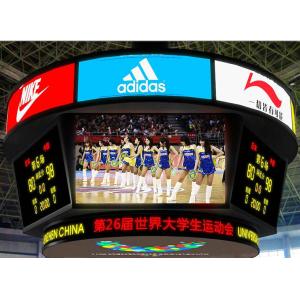 Cheap Standing Flexible LED Screen Stadium Basketball Cube P5 P6 SMD3528 3 In 1 Pixel for sale