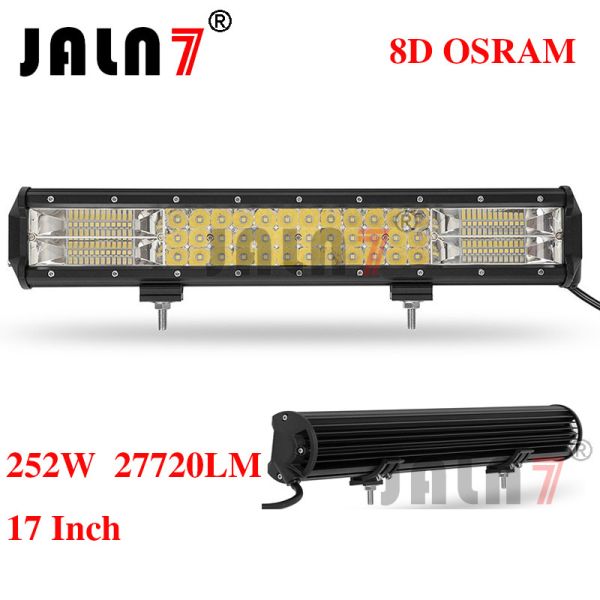 Quality 252W 27720LM OSRAM 17 INCH 8D LED LIGHT BAR JALN7 wholesale