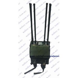 Cheap High Power Lightweight Backpack All Cell Phone Signal Jammer With Built-in Battery for sale