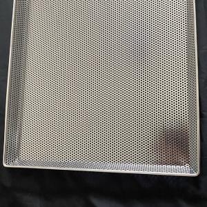 Customized Silver Bbq Stainless Steel Wire Mesh Tray Moistureproof
