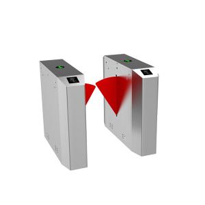 BLDC Motorized Speed Gate Turnstile Retractable Flap Barrier Gate