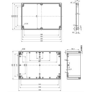ABS Box Electrical Terminal Wiring Connect Junction Box IP65 Waterproof