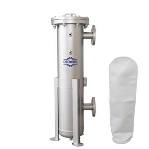 Vertical Style Electronics Liquid Filtration 304 Stainless Steel Single Bag