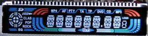 Cheap Car Audio Custom Lcd Segment Display Negative Segment VA Lcd Display 3.0 V for sale