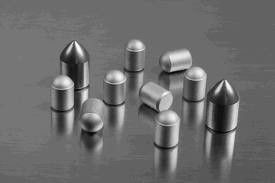 Impact Resistance Tungsten Carbide Inserts Cylindrical Pins Mining Quarrying
